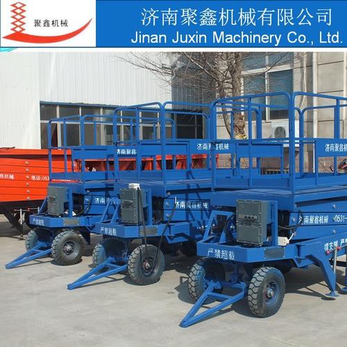 上海液压电动升降平台 移动剪叉式升降机 货物运输高空作业平台
